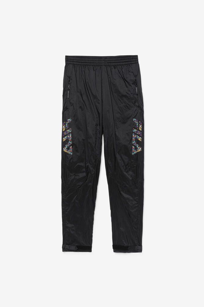 Fila Pants Tagg Mens Black - India HLR-932751